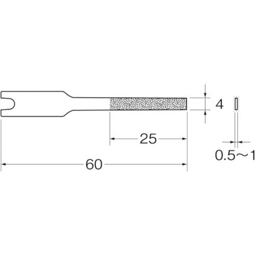 リューター 電着フレキシブルダイヤモンドヤスリ