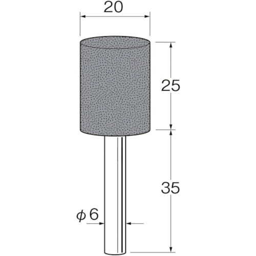 リューター 軸付セラミックゴム砥石(金属研削用)