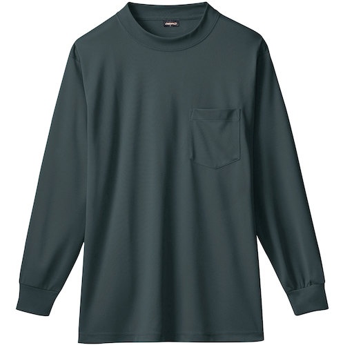 桑和 50388 長袖ローネックシャツ(胸ポケット