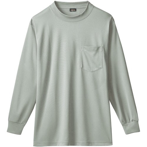 桑和 50388 長袖ローネックシャツ(胸ポケット