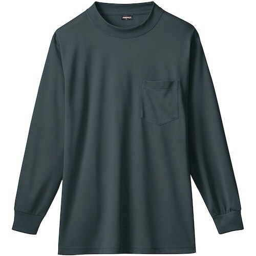 桑和 50388 長袖ローネックシャツ(胸ポケット