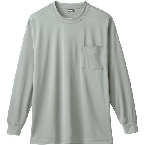 桑和 50384 長袖Tシャツ(胸ポケット付き)