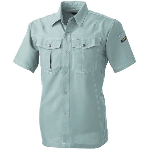 桑和 977 半袖シャツ モスグリーン L