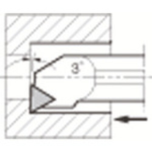 京セラ ソリッドCBN用 内径加工用ボーリングバー
