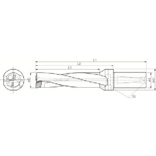 京セラ マジックドリル DRZ型用ホルダ 加工深さ