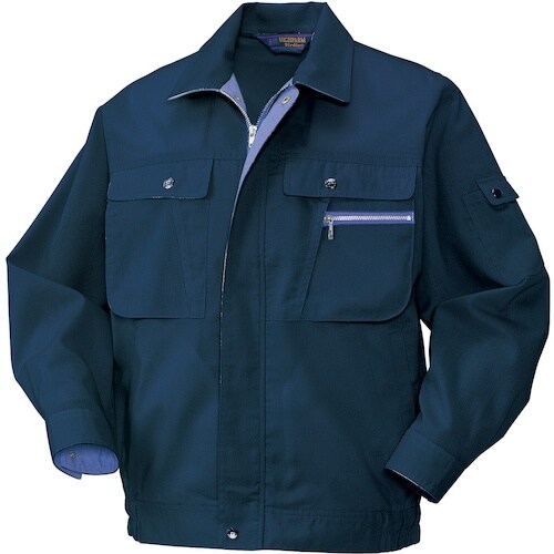 クロダルマ 長袖ジャンパー ネイビー 5L