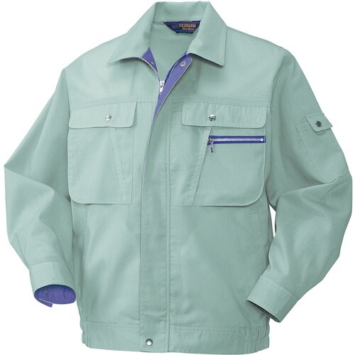 クロダルマ 長袖ジャンパー スモークグリーン LL