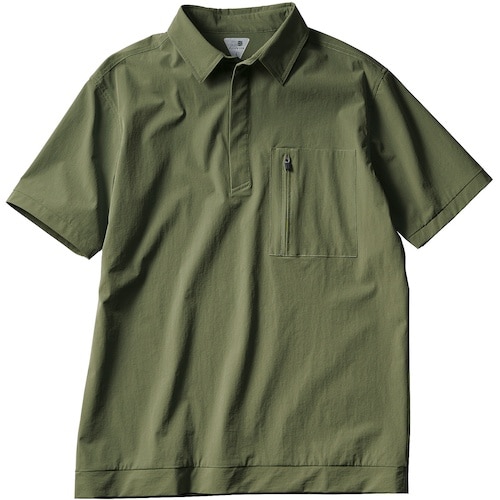 クロダルマ 半袖ポロシャツ アーミーグリーン S