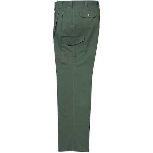 クロダルマ カーゴパンツ(ツータック) グリーン