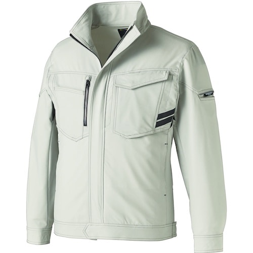 クロダルマ 長袖ジャンパー シルバー L