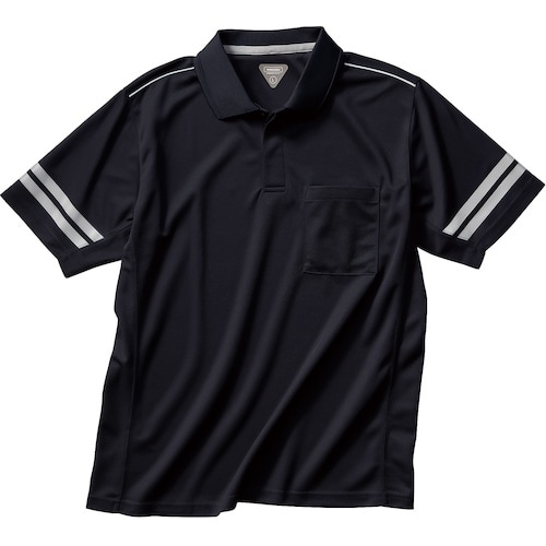 クロダルマ 半袖ポロシャツ ネイビー LL