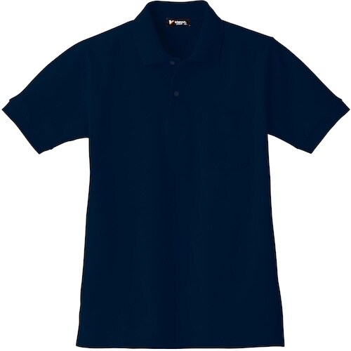 クロダルマ 半袖ポロシャツ(ちょうちん袖) ネイビ