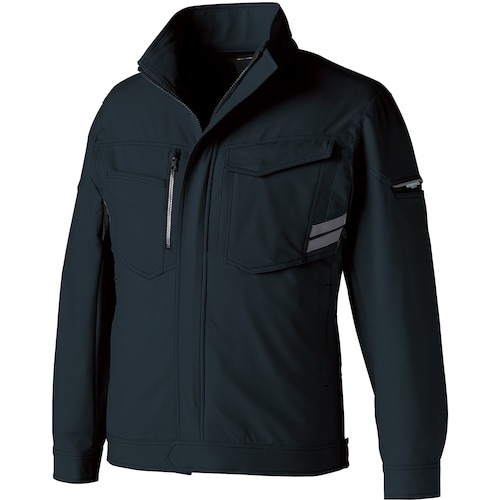 クロダルマ 長袖ジャンパー ブラック LL