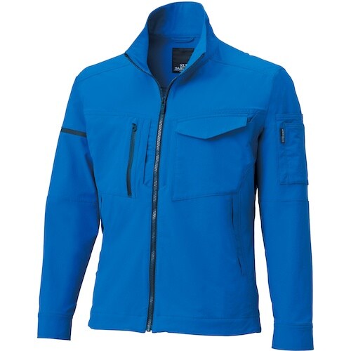 クロダルマ 長袖ジャンパー ブルー 4L