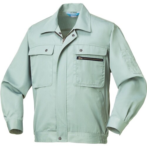 クロダルマ 長袖ジャンパー ライトグリーン LL