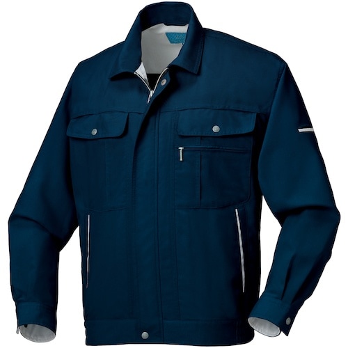 クロダルマ 長袖ジャンパー ネイビー 4L