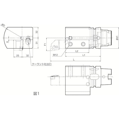 京セラ ツーリング機器 外径・端面加工角シャンク取
