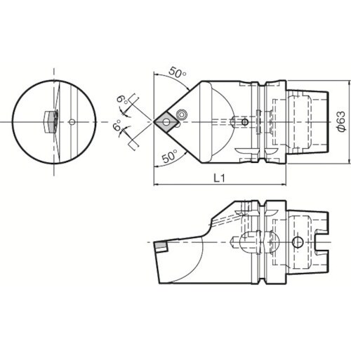 京セラ 複合加工機用旋削工具 外径・端面加工用ホル