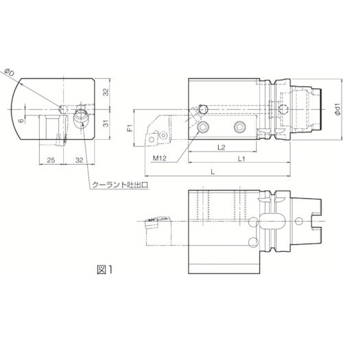京セラ ツーリング機器 外径・端面加工角シャンク取