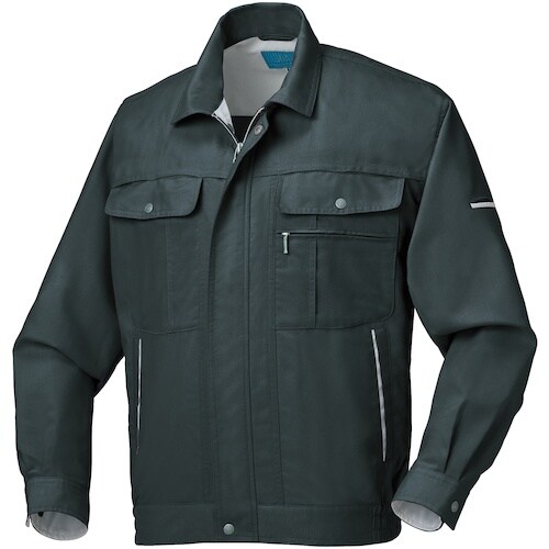 クロダルマ 長袖ジャンパー チャコルグレー LL