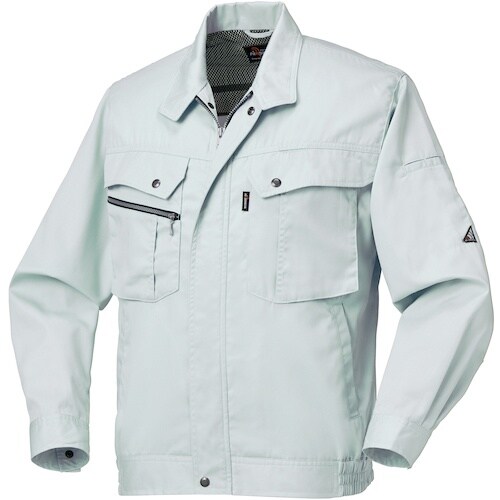 クロダルマ 長袖ジャンパー シルバーグレー LL