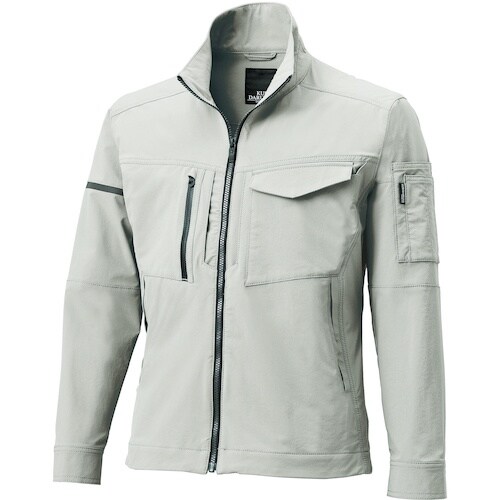 クロダルマ 長袖ジャンパー シルバー 4L