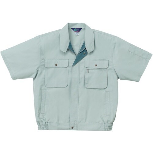 クロダルマ 半袖ジャンパー スモークグリーン 4L