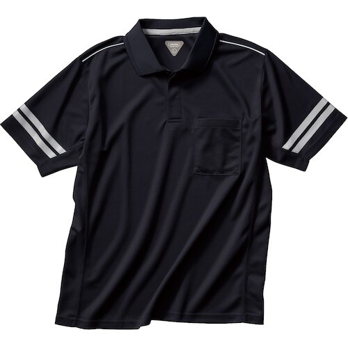 クロダルマ 半袖ポロシャツ ネイビー M