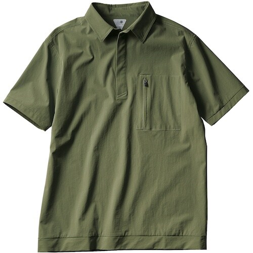 クロダルマ 半袖ポロシャツ アーミーグリーン LL