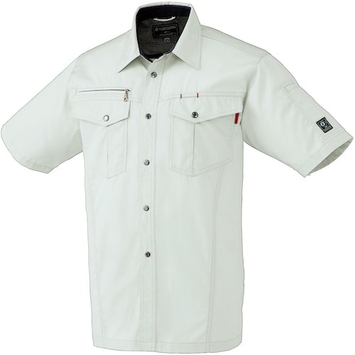 クロダルマ 半袖シャツ シルバー 3L