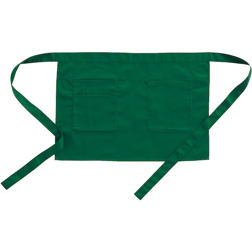 クロダルマ ショートエプロン グリーン フリーサイ