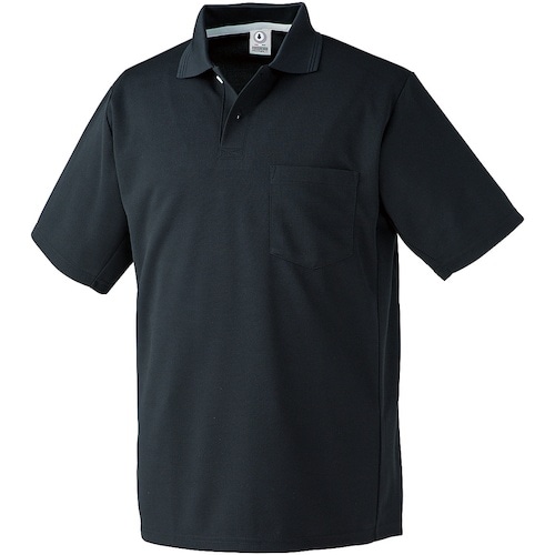 クロダルマ 半袖ポロシャツ ブラック 4L