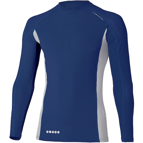 クロダルマ 長袖アンダーレイヤー ネイビー LL