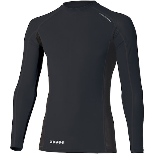 クロダルマ 長袖アンダーレイヤー ブラック S