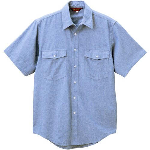 クロダルマ 半袖シャツ ブルー 5L