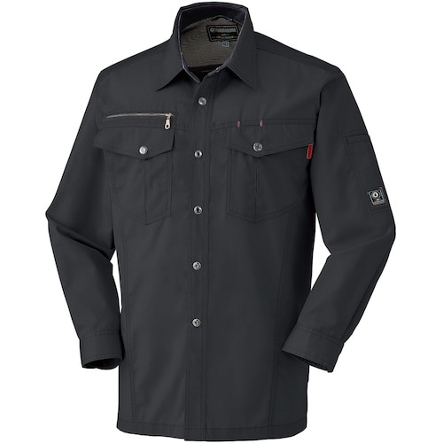 クロダルマ 長袖シャツ スミクロ 8L