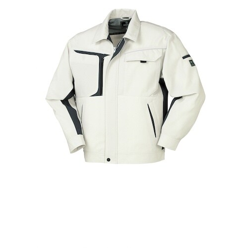 クロダルマ 長袖ジャンパー シルバー 8L