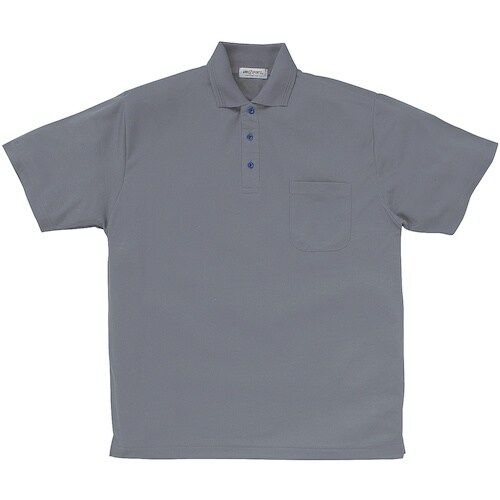 クロダルマ 半袖ポロシャツ(脇スリット) チャコー