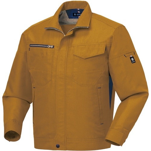 クロダルマ 長袖ジャンパー ブラウンキャメル 6L