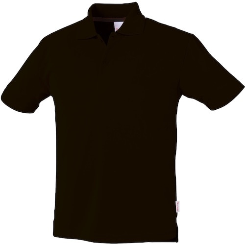 クロダルマ 半袖ポロシャツ(脇スリット) ブラック