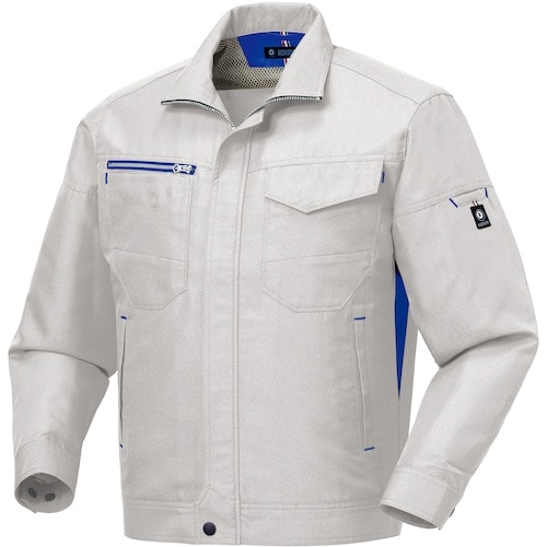 クロダルマ 長袖ジャンパー シルバー S