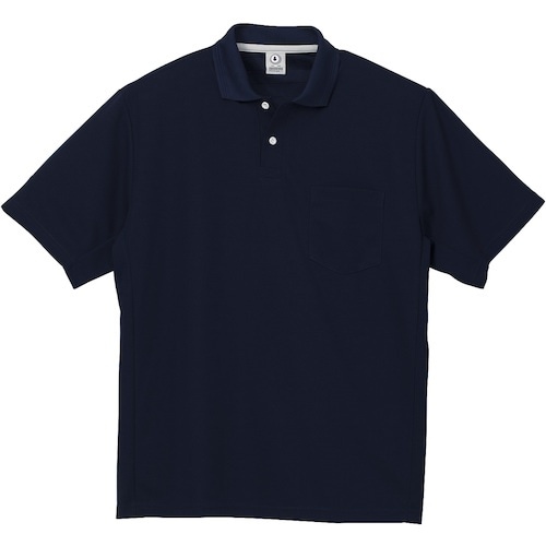 クロダルマ 半袖ポロシャツ ネイビー 4L