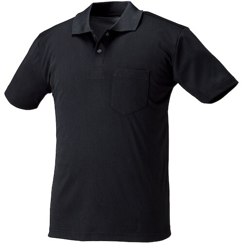 クロダルマ 半袖ポロシャツ ブラック L