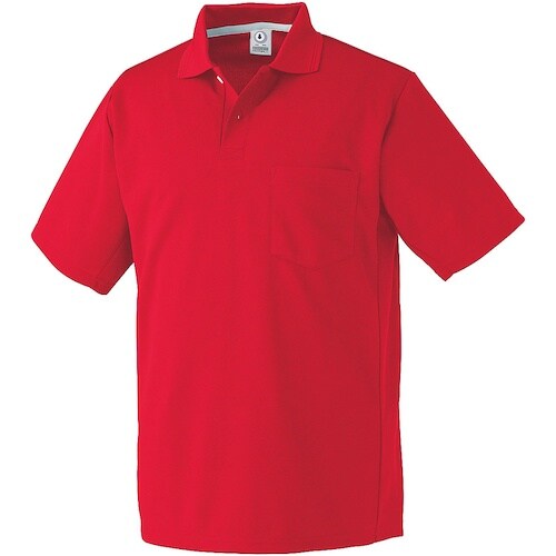 クロダルマ 半袖ポロシャツ レッド 4L