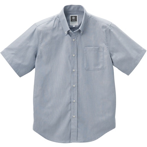 クロダルマ 半袖シャツ(ボタンダウン) グレー L