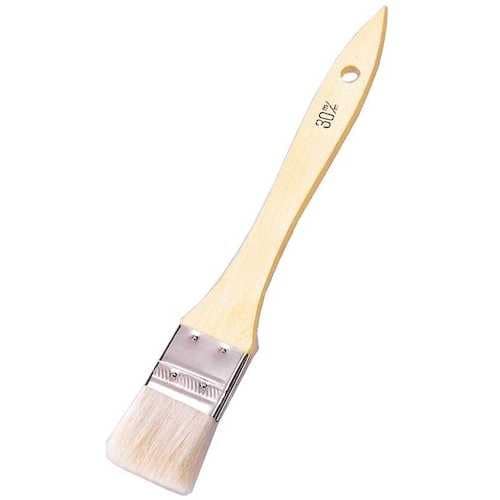 好川産業 白毛 金巻ラック刷毛 436E 40mm