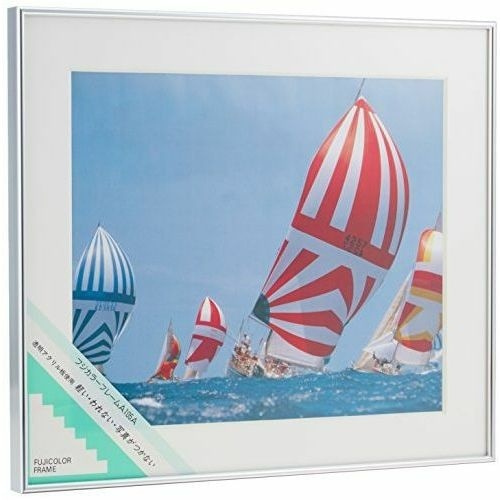 フジカラー フォトフレームA105A シルバー 4