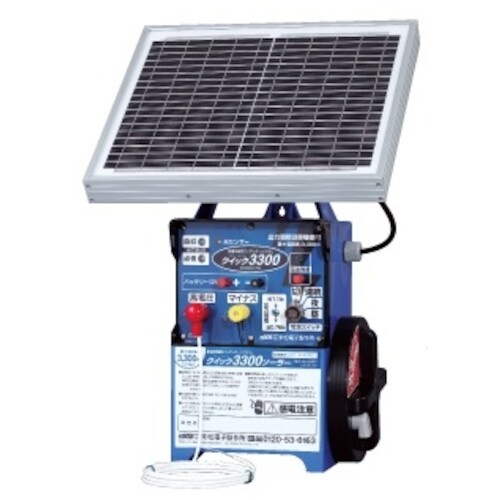 末松電子 電気さく本器 クイック3300ソーラー(