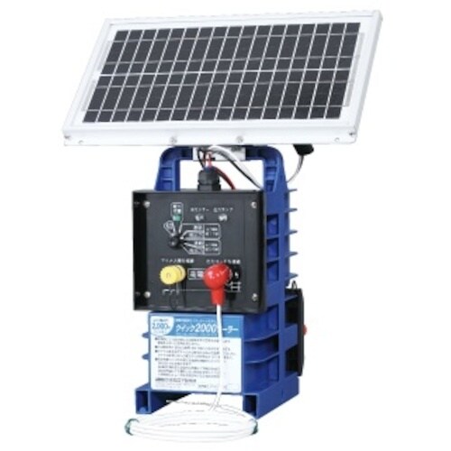 末松電子 電気さく本器 クイック2000ソーラー(