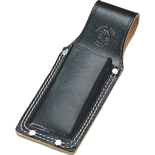 コヅチ 黒表皮ノミケース 1寸4分 マチ付 二重縫